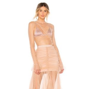 Revolve x Alice McCall Sheer Lace Top/Skirt Combo